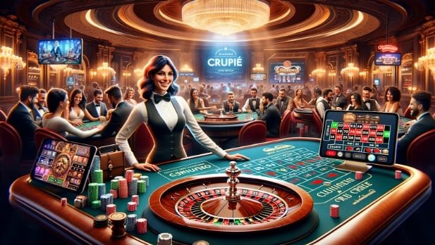 Ilustrasi permainan slot online populer di 7777w